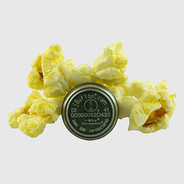 DS1922T Thermochron with Popcorn