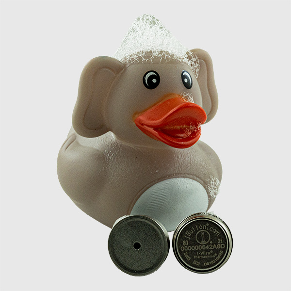 DS1921G-WP Waterproof Thermochron iButton with Robber Ducky